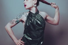 Rack Framboise / photo: Fabrice Labit / dress: Maison Catanzaro / heels: Bordello / 9