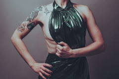 Rack Framboise / photo: Fabrice Labit / dress: Maison Catanzaro / heels: Bordello / 35