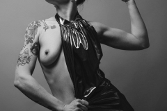 Rack Framboise / photo: Fabrice Labit / dress: Maison Catanzaro / heels: Bordello / 40