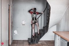 Rack Framboise / photo: Dom Secher / latex dress: Westwarbound / latex hood: Mademoiselle Ilo / Halloween Day / 19