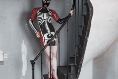 Rack Framboise / photo: Dom Secher / latex dress: Westwarbound / latex hood: Mademoiselle Ilo / Halloween Day / 20