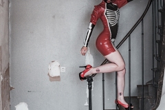 Rack Framboise / photo: Dom Secher / latex dress: Westwarbound / latex hood: Mademoiselle Ilo / Halloween Day / 14