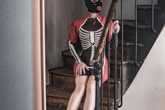 Rack Framboise / photo: Dom Secher / latex dress: Westwarbound / latex hood: Mademoiselle Ilo / Halloween Day / 32