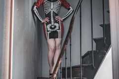 Rack Framboise / photo: Dom Secher / latex dress: Westwarbound / latex hood: Mademoiselle Ilo / Halloween Day / 23