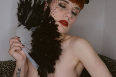 Rack Framboise / photo: Marco Helena / skirt: Honey Vanity / hat: Mademoiselle Ilo / Miss A Nu / 9