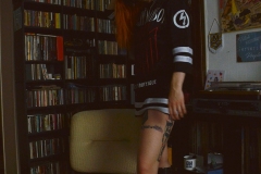 Rack Framboise / photo: Marco Helena /  t-shirt: Marilyn Manson / latex short: Mademoiselle Ilo / 13