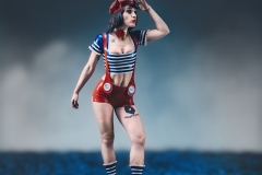 Rack Framboise / photo: Quentin Deschamps / latex: Mademoiselle Ilo design by Me / Sailor Girl / 5