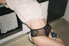 Rack Framboise / photo: Aaron Baltimore / t-shirt: Sheesh! / lingerie: Maison Close / 11