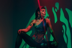 Rack Framboise / photo: Julien Rico / corset: Vanadis Couture / catsuit: Maison Close  / Vana / 12