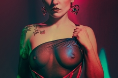 Rack Framboise / photo: Julien Rico / corset: Vanadis Couture / catsuit: Maison Close  / Vana / 16
